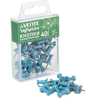 Кнопки силовые deVENTE  9,6мм  40шт. 4132508 сумеречный синий,с серебр..иглой,форма-гвоздик,пл//к
