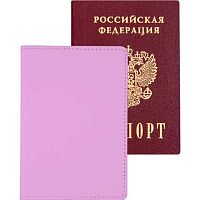 Обложка д/паспорта deVENTE "Casual" 1030494 св.-сиреневая,кож.зам.,10*14см,2отд.д/виз.