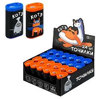 Точилка с контейнером 1отв. ФЕНИКС "Суперкот" 73144 полистирол,асс.,2,8*1,9*4,9см