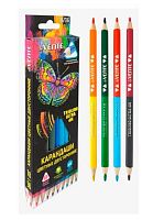 Карандаши двухстор. 18шт.-36цв. deVENTE "Triolino Ultra 4М" 5025500 трёхгр.,гриф.3мм,к/к