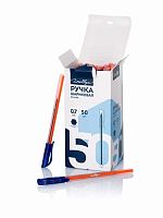 Ручка шар. ГЛОБУС "Hexagon" РШШ синяя,0,7мм