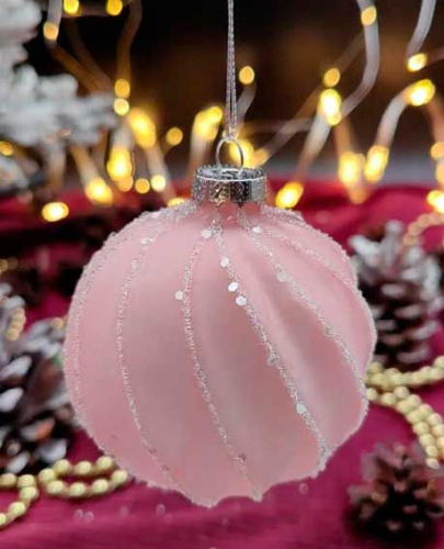 Игрушка ёлочная "Шар" MG24138 стекло, 8см Игрушка ёлочная "Шар" MG24138 стекло, 8см