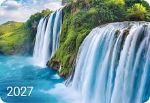 Календарь карм. 2027г. ЛИС "Водопады" КГ-27-313 уф-лак,64*93мм,карт.225г/м