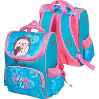 Ранец ATTOMEX "Lite. Ёжик" 7030202 жёст.спинка,34*27*20см,830гр.