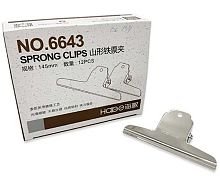 Зажим для бумаг INTELLIGENT 145мм DK-134 №6643,металл.,к/к