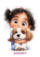 Блокнот А6  40л.  АППЛИКА спираль "Милые друзья" С0068-08 карт.обл.,клетка