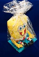 Пакет подар. на жёстком дне №5 (дно28*40см,высота пак.100см) рис."мошка" Пк05-00-0000