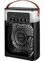 Вентилятор настол. с увлажнителем Миленд HF-4211 чёрный,500мл,16*8* 23см,USB,3скор.,10Вт