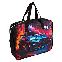 Сумка-планшет А4 deVENTE "Speed Zone" 8056520 текстил.,с расш.8см,удлин.ручки 28см