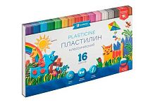 Пластилин 16цв.,320гр. ГЛОБУС "Классический" ПЛ16-06К