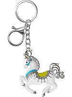 Брелок Миленд Символ года 2026 "Чудесная лошадка" Т-2636 стразы, 5*4,5см