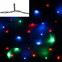 Гирлянда д/дома 183-816 мультицвет,7,5м,80л.,LED,8реж.,IP-20,зелен.провод 
