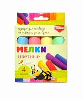 Мел д/асфальта  4цв. INTELLIGENT BM-437 кругл.,d=2,5см,е/подвес