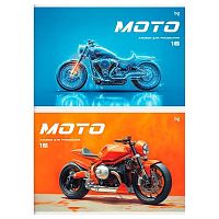 Альбом для рис.16л. BG "Мото" 06385 на скобе,эконом,асс.
