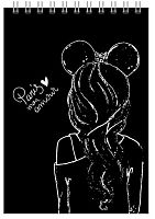 СБ Блокнот д/эскизов (скетчбук) А5-  30л. (верх. спираль) "Paris" б/линовки,180г/м2 140*200