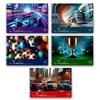 Альбом для рис.40л. SVETOCH спираль "Мир хобби" А233 (01620) выб.лак