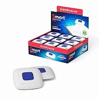 Ластик EK "SmartWay.Мини-квадрат" 45554 белый,термопл.рез.,держ.,3,9*3,9*0,9см,пакет,е/подвес