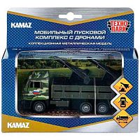 Игрушка инерц. Технопарк "Машина KAMAZ" металл.,12см SB-25-02-1