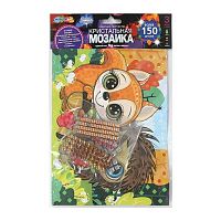 Мозаика кристальная MULTIART "Лесные зверята" CRYST-114766 17*23см