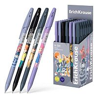 Ручка шар. EK R-301 Stick&Grip Простоквашино 61003 синяя,0,7мм