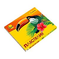 Пластилин 12цв.,240гр. Лео "Ярко" LBMC-0112 со стеком,к/к