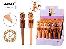 Ручка детск. шар. MAZARI "Boxing Capybara" M-15612-70 синяя,пулевидн.,0,7мм,пластик.корп.,асс.