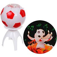 Свечи д/торта раскрывающийся цветок "Мяч" 112-512 (5шт.),красный