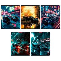 Тетрадь 96л. (линейка) КанцБиз "Ночные гонки" 15204/5 полн.уф-лак