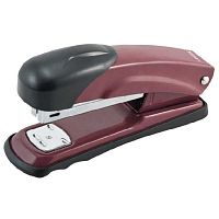 Степлер №24/6, 26/6 25л. deVENTE Liquid Metal 4142332 металл., бордовый металлик, к/к