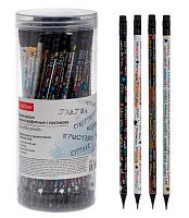 Карандаш ч/гр. с ласт. ХАТ "Вспомнить всё. Русский язык" 090622 НВ кругл.корп.,заточ.,асс.,пл.туб