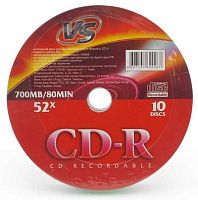 Диск CD-R VC 52х 80мин.  10шт. Shrink