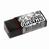 Ластик ЛУЧ "Л3" 35С 2270-08 45*19*10мм чёрный,карт.держ.