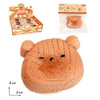 Антистресс-мялка-липуля "Капибарка-вязанка" 6*9см Р2568-1 Ки751