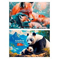 Альбом для рис.16л. BG "Мама и я" 08589 на скобе,эконом,асс.