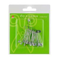 Булавки английские АЛЬТ Hobby Time 2-681/04 серебро,метал.,размер 2 (24шт)