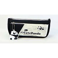 Пенал-косметичка КОКОС 215*100*50 "Cute panda" 252257 ткань,лодочка