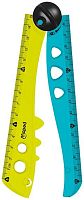Линейка 15-30см MAPED "Croc Croc" 282030 складная с фиксатором,полупрозр.