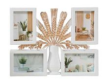 Фоторамка-коллаж на 4 фото Миленд "Уютный дом" ФР-9143 пластик,белый,41*32,5см