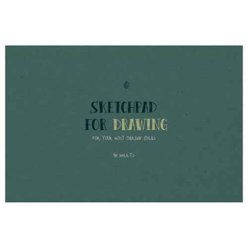 Альбом для рис.40л. Greenwich Line склейка "Brave idea" 50690 120г/м2