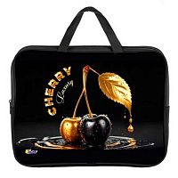 Сумка-планшет А4 ОНИКС ПМД-2-20 "Cherry gold" (86732) п/э,ручка-тесьма
