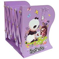 Подставка для книг deVENTE "Panda" 8063219 метал.,19*14,7*9см,телескопическая