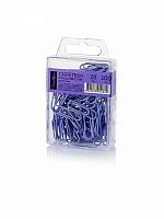 Скрепки 28мм 100шт. ГЛОБУС С28-100Ф фиолетовые,пластик/к