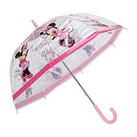Зонт п/автомат детский ИГРАЕМ ВМЕСТЕ "Минни маус" UM60T-NMOUSE прозрачн.,дл.спиц-60см