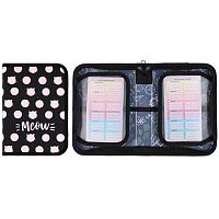 Пенал 1отд. 200*140*40 КОКОС "Cat pattern" ПКТ 09-20-1/230519 2откидн.планки,ткань