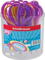 Ножницы 14см EK Joy Ergo Neon 35147 закругл.,нерж.сталь,асс.