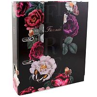 Регистратор 75мм Fiorenzo А4 "Цветочный вернисаж" 253448 глянц.лам.картон.,разбор.