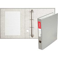 Папка 4 кольца 50мм deVENTE А4 3080409 PP серая