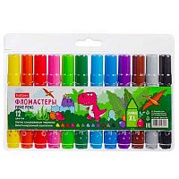 Фломастеры JUMBO 12цв. ХАТ "Диносад" FP_091488 блист.,е/подвес