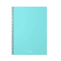 Тетрадь 80л. (клетка) А4 EK пластик.обл. спираль "Pastel Mint" 53701