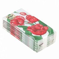 Салфетка бум. Bouquet Оригинал Люкс "Красные тюльпаны" 25601 (20шт),1/8сл.,2-х сл.,33*33см